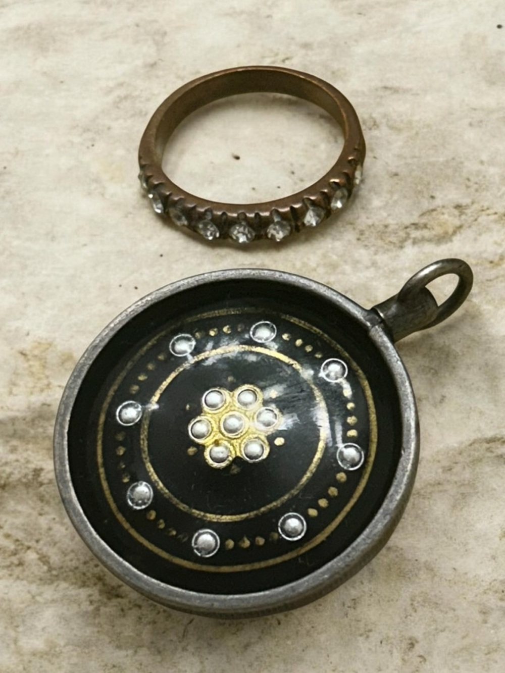 Antique At least 100 Year Old Pendant and Ring